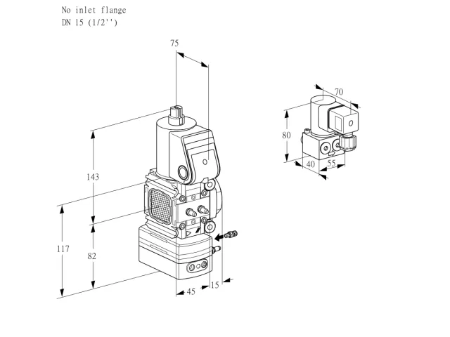 Kromschroder VAG 1-/15R/NWBK — регулятор соотношения газ/воздух — 88019090