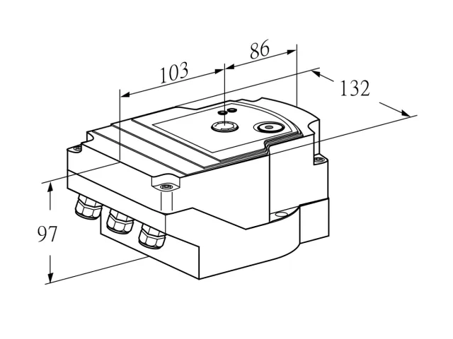Kromschroder IC 40A2A — исполнительный механизм — 88300087