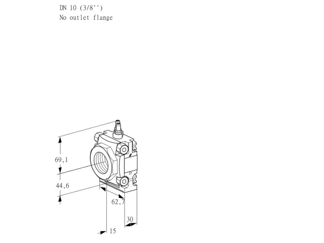 Kromschroder VMF 110/-R05M — газовый фильтр — 88012989
