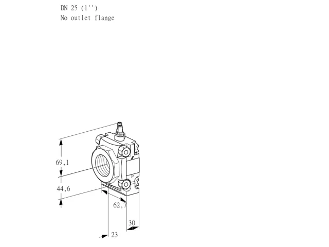 Kromschroder VMF 125/-N05M — газовый фильтр — 88014920