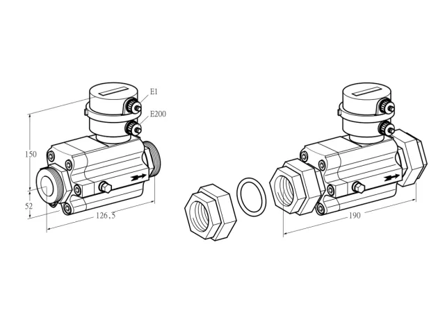Kromschroder DM 40R40-160 — расходомер газа — 03352497