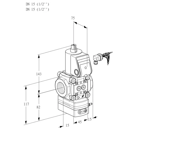 Kromschroder VAD 115R/NK-100B — регулятор давления газа — 88021184