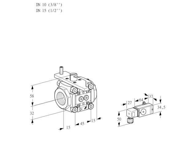 Kromschroder VFC 110/15R05-081-PP — линейный регулятор расхода — 88300238
