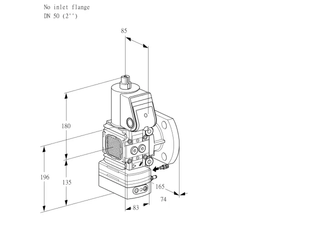 Kromschroder VAG 3-/50F/NWAK — регулятор соотношения газ/воздух — 88014435