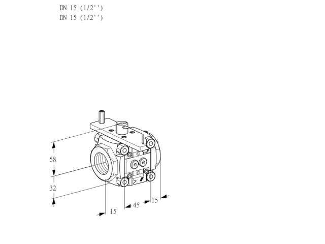 Kromschroder VFC 115/15R05-08PPMM — линейный регулятор расхода — 88301849