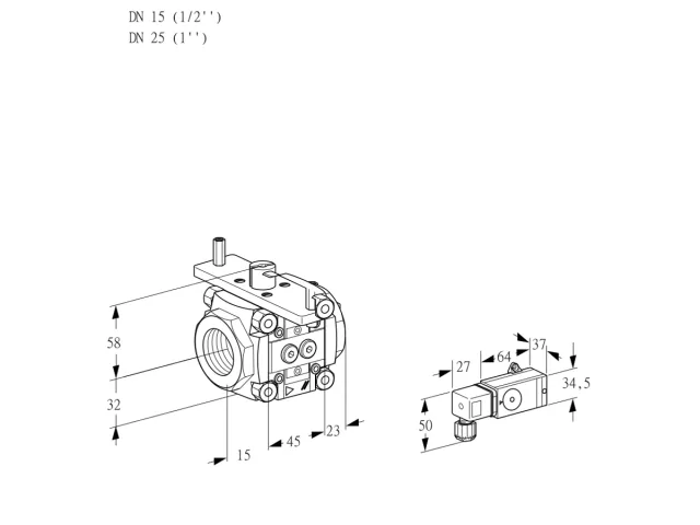 Kromschroder VFC 115/25R05-15PP-2 — линейный регулятор расхода — 88303470