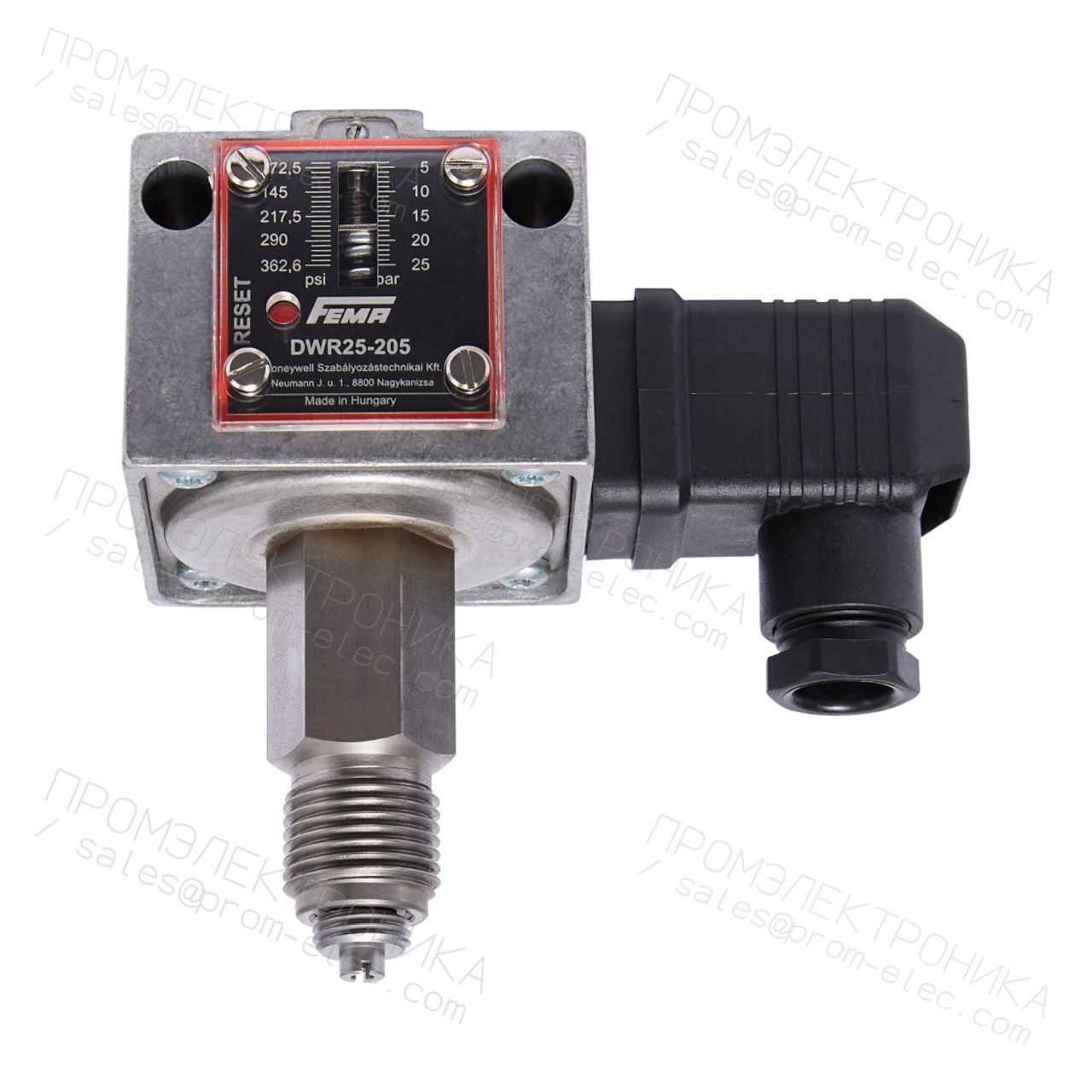 Ограничитель максимального давления Honeywell DWR25-205