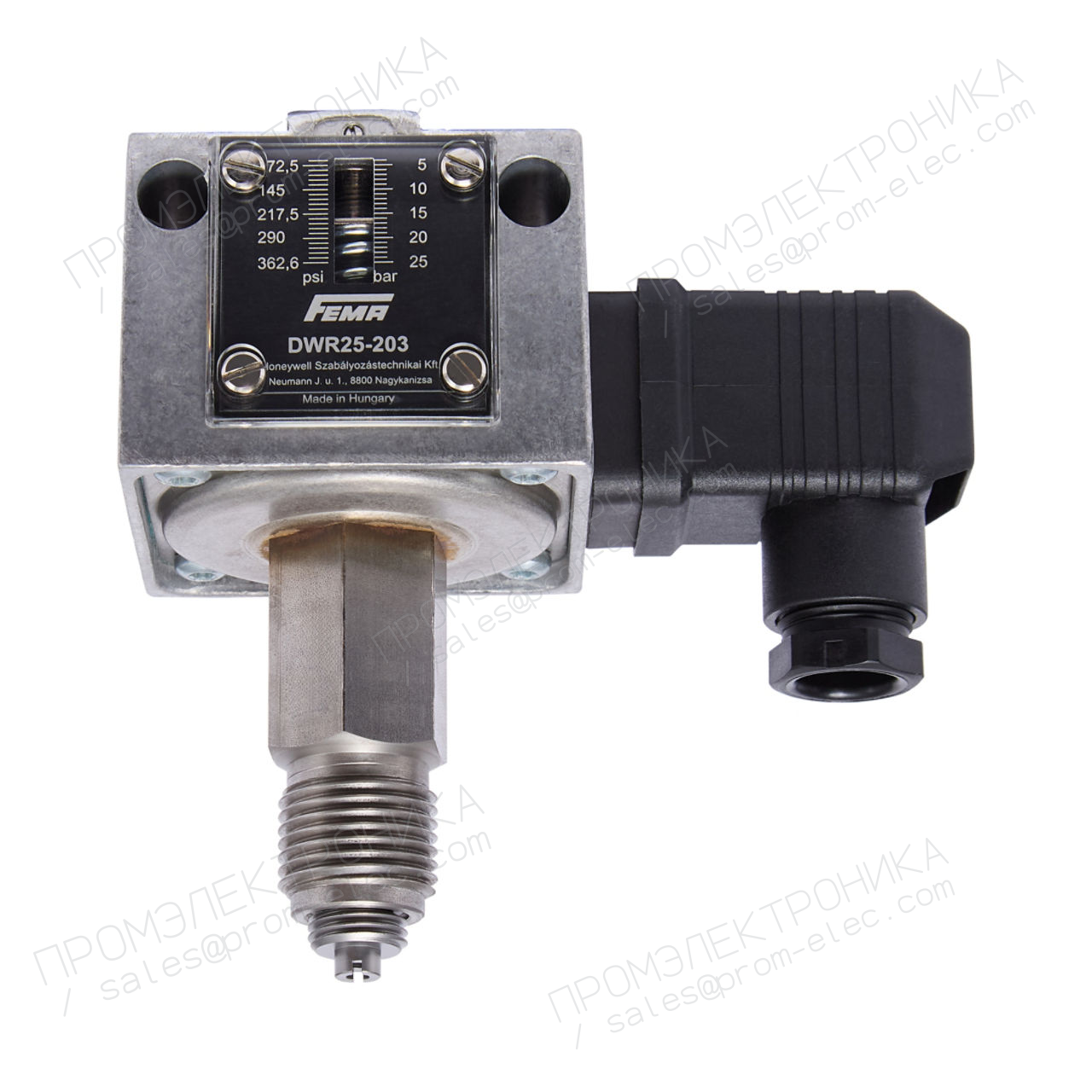 Реле давления Honeywell DWR25-203