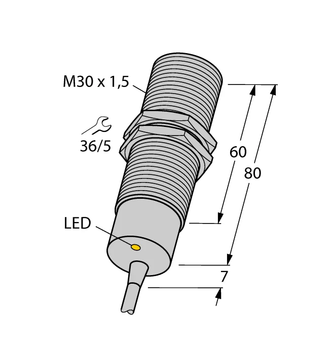 Индуктивный датчик TURCK BI10-M30-AP6X/S120