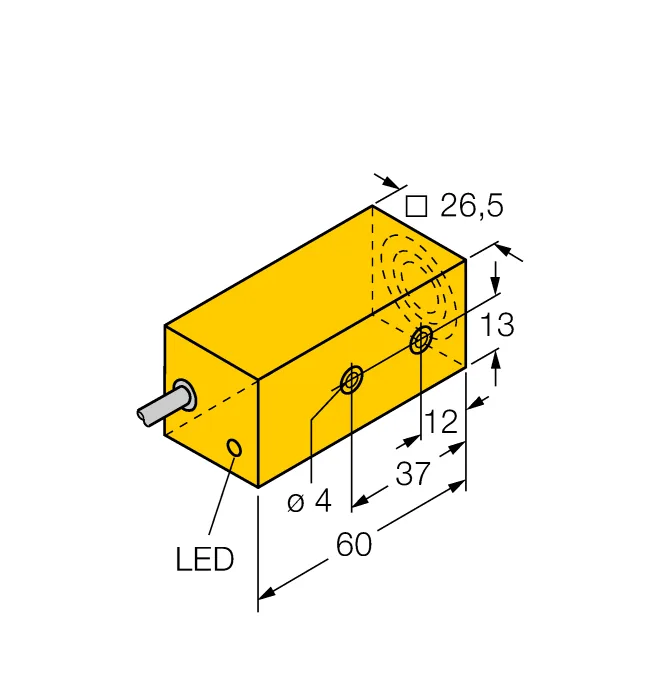 Индуктивный датчик TURCK BI10F-Q26-AD4X/S34