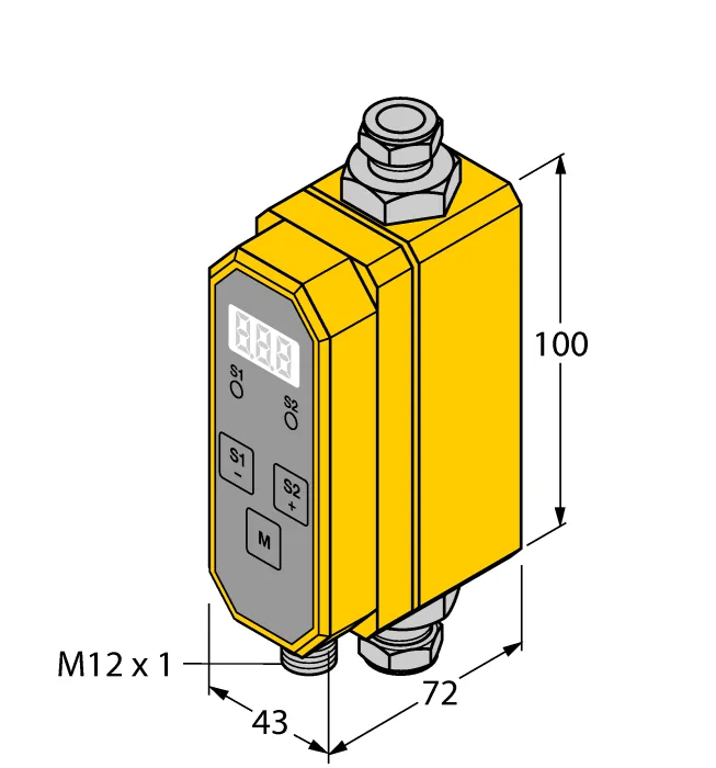 Расходомер TURCK FCMI-3/8D08DYA4P-LI-UP8X-H1141