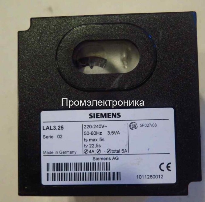 Блок управления горением Siemens LAL3.25