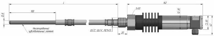 Емкостные сигнализаторы уровня СЕНСОР ДКЕ-С650-301К-3123-СА.6.2