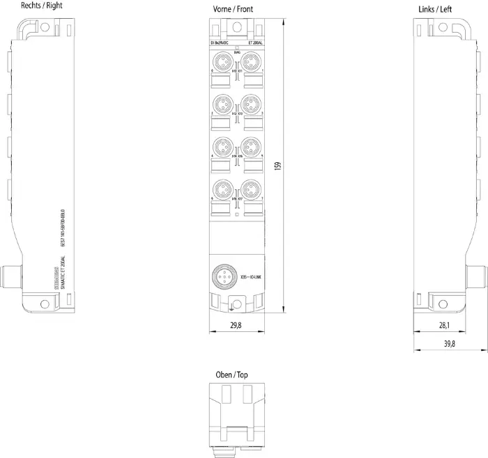 Системы автоматизации Siemens 6ES7141-5BF00-0BL0
