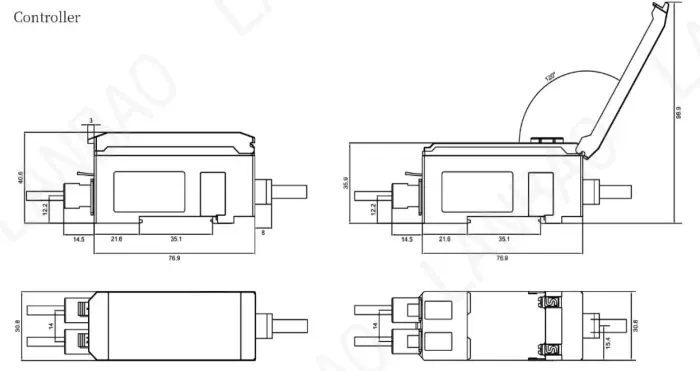 Датчики кромки и ширины LANBAO PDT-010M8
