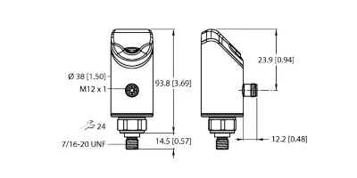 Аналоговые датчики давления 4-20 мА TURCK PS510-10V-05-LI2UPN8-H1141