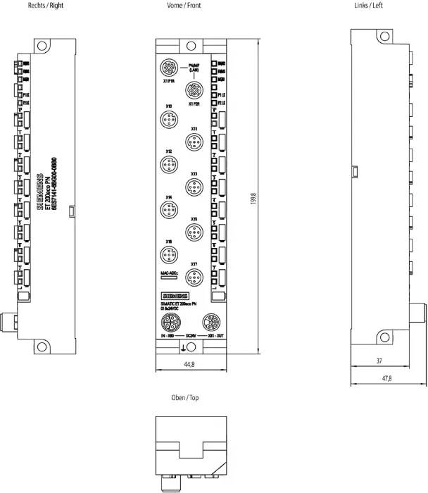 Станция распределенной периферии Siemens 6ES7141-6BG00-0BB0