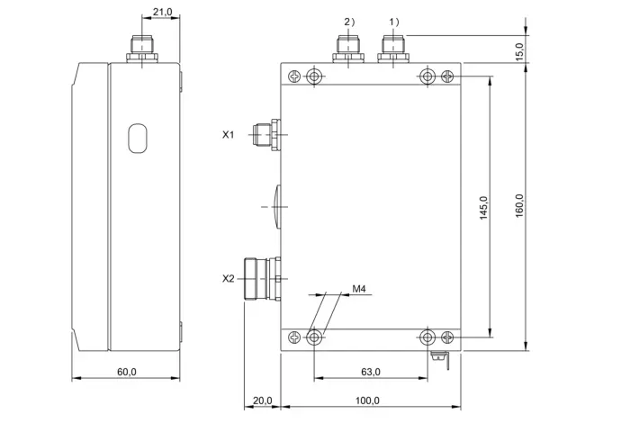 Блоки контроля и обработки RFID Balluff BIS00KW