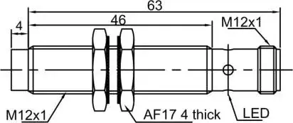 Индуктивные датчики LANBAO LR12XBN04DPO-E2