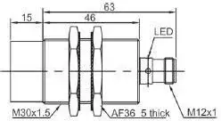 Индуктивные датчики LANBAO LR30XBN22DLOY-E2
