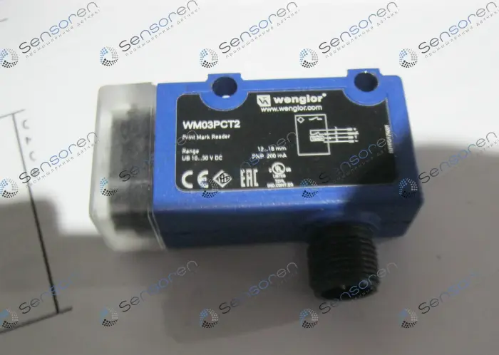 Датчики контрастных меток, датчики фотометки и контраста Wenglor WM03PCT2
