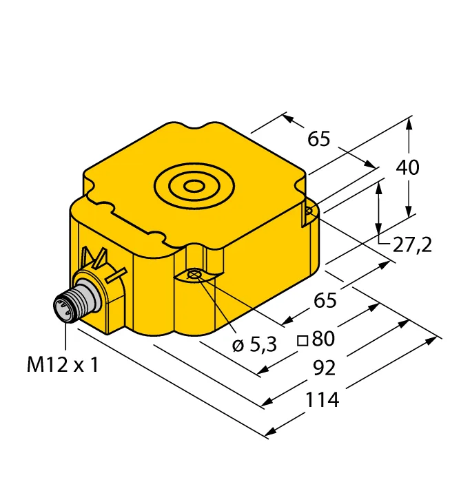 Индуктивные датчики расстояния TURCK NI50-Q80-LIU-H1141