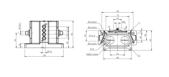 Блочные кулачковые выключатели Balluff BNS0512