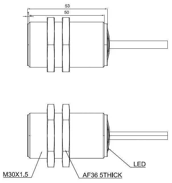 Индуктивные датчики LANBAO LR30XBF10DNCP