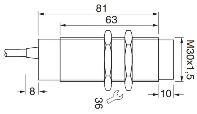 Индуктивные датчики расстояния EGE-Elektronik IGA 010 GU