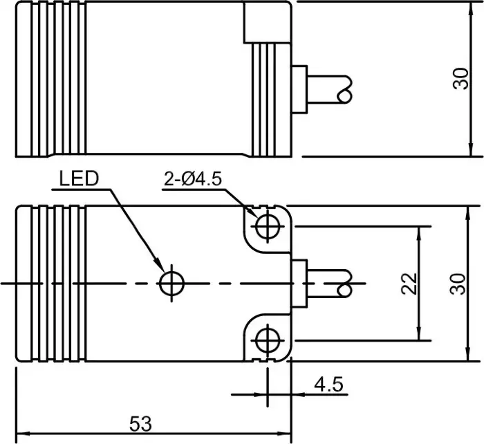 Индуктивные датчики LANBAO LE30SF10DNR