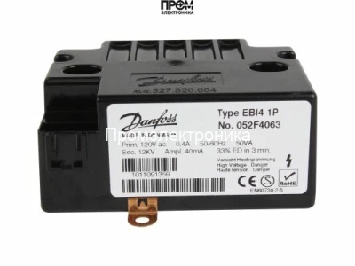Трансформатор розжига Danfoss EBI4 1P 052F4063