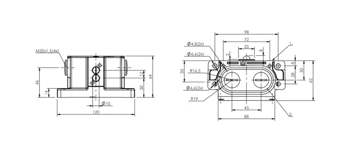 Блочные кулачковые выключатели Balluff BNS01H2