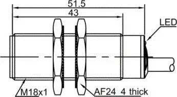Индуктивные датчики LANBAO LR18XBF05DNOW1