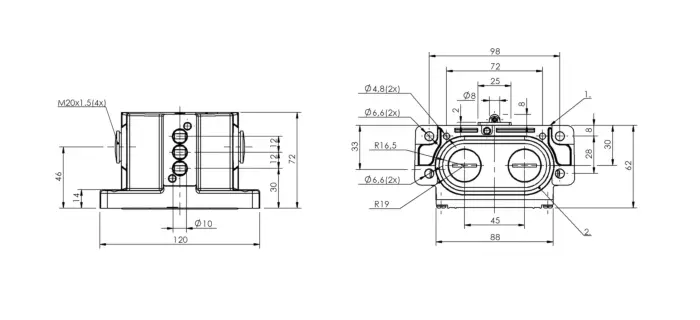 Блочные кулачковые выключатели Balluff BNS01JF