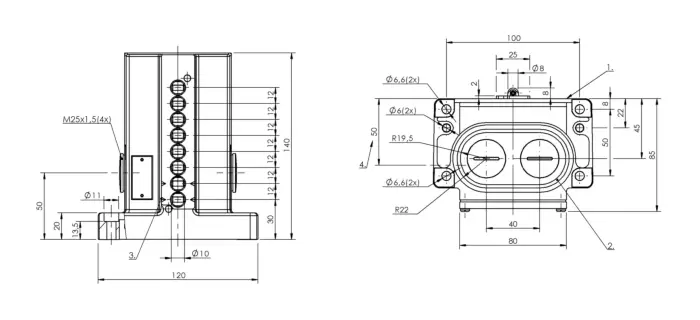 Блочные кулачковые выключатели Balluff BNS043M
