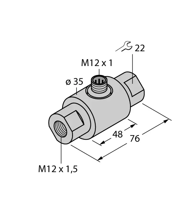 Калориметрические датчики потока TURCK FCI-D03A4-NAEX-H1141/M12