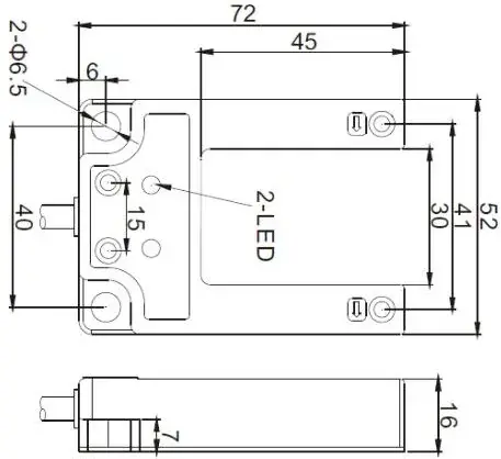 Вилочные датчики LANBAO PU30-TDNB 3001