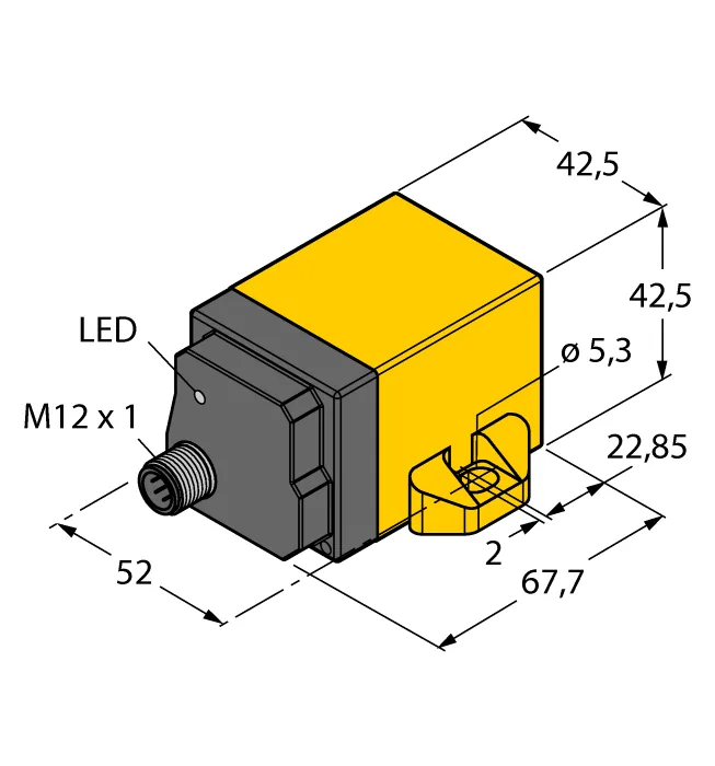 Двухосевые инклинометры TURCK B2N360-Q42-E2LIUPN8X2-H1181