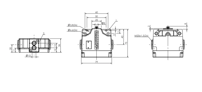Блочные кулачковые выключатели Balluff BNS02FW