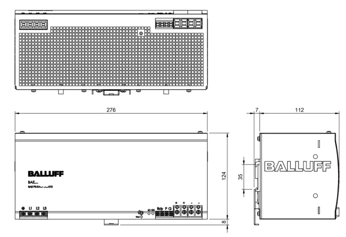 Блоки питания 380 24 В постоянного тока Balluff BAE003R
