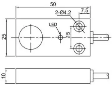 Индуктивные датчики LANBAO LE50SF05DNO