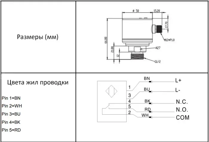 Калориметрические датчики потока EMA Electronics FL6403
