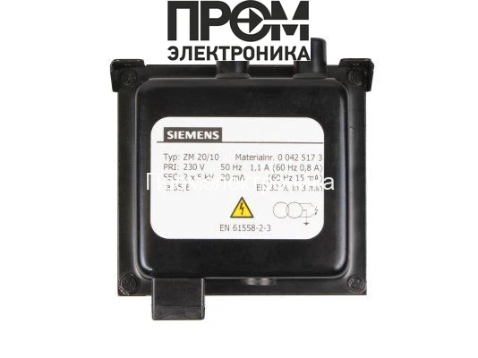 Трансформатор поджига Siemens ZM 20/10 00425173