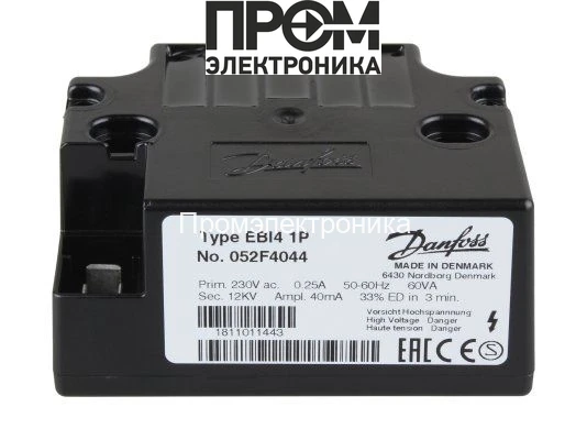 Трансформатор розжига Danfoss EBI4 1P 052F4044