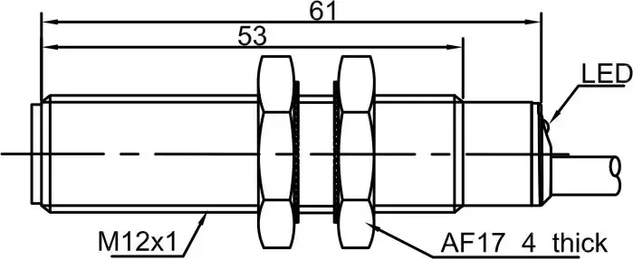 Индуктивные датчики LANBAO LR12XCF02ATC