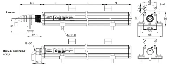 AMT Linear Position Sensor LPS1-KS50NSB0160MHD71N1S1G10