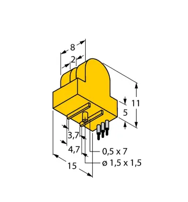 Индуктивные щелевые датчики TURCK SI2-K08-AP6