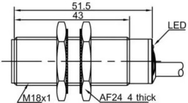 Индуктивные датчики LANBAO LR18XBF05EPC