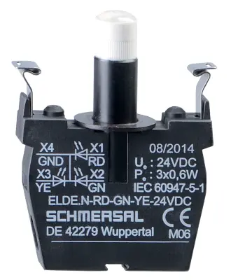 Блоки контактов и индикации Schmersal ELDE.N-RD-GN-YE-24VDC