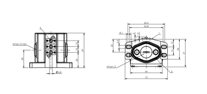 Блочные кулачковые выключатели Balluff BNS04CC